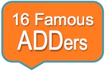 Banner 16 Famous people with ADD