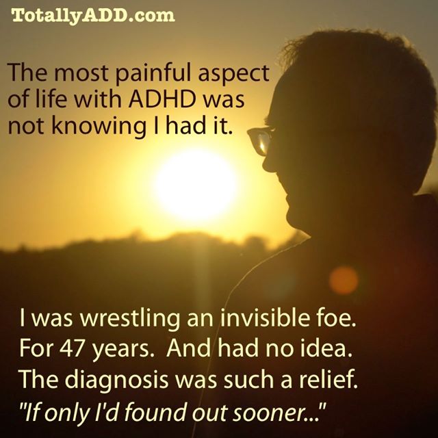 Meme about the pain of having ADHD by Rick Green quote