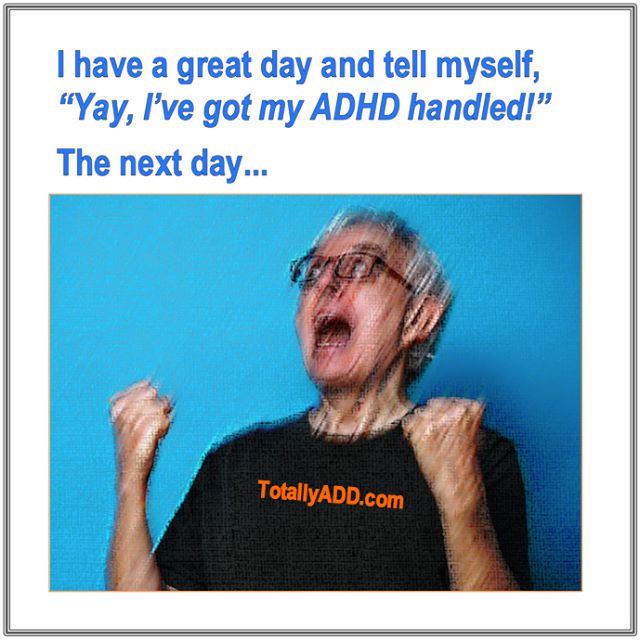 My ADHD is Handled meme