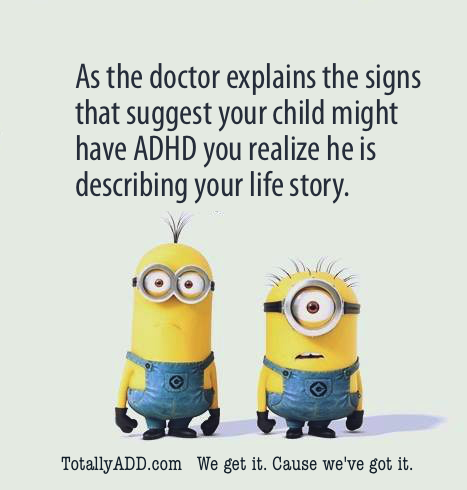 As the doctor explains the signs of ADHD meme...