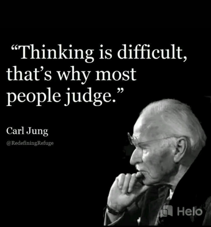 Thinking is difficult Jung