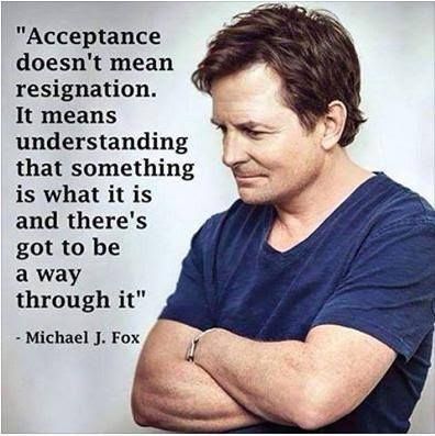 Michael J. Fox Acceptance inspiring meme