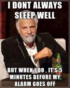 Meme about sleep
