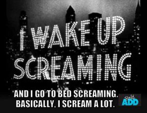 meme about screaming by totally ADD