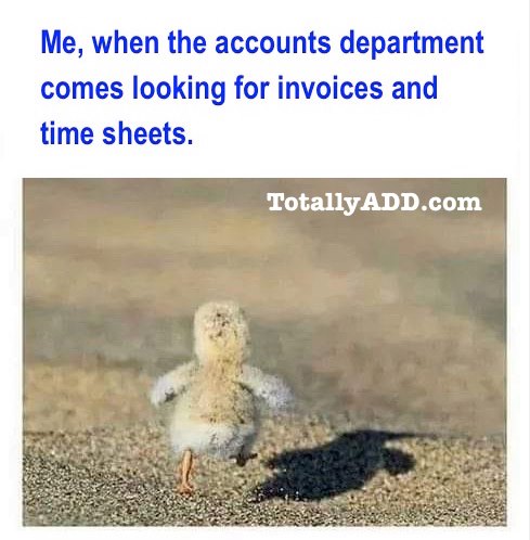 Accounting meme from TotallyADD