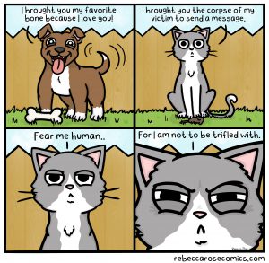 Webcomic about cat and dog