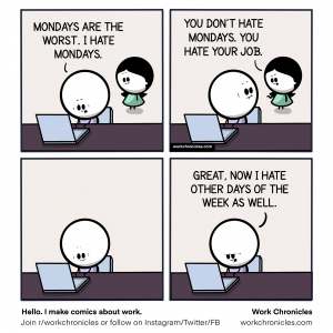 Mondays are the worst work chronicles webtoon