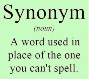 Joke definition of synonym